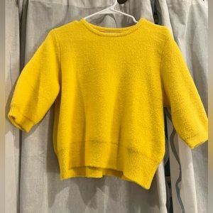 Yellow Zara Short Sleeve Summer